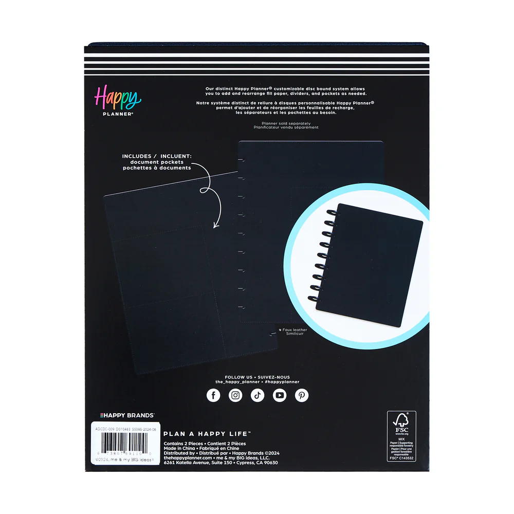 Midnight Blue - DELUXE Snap In Classic Planner Cover - Image 4