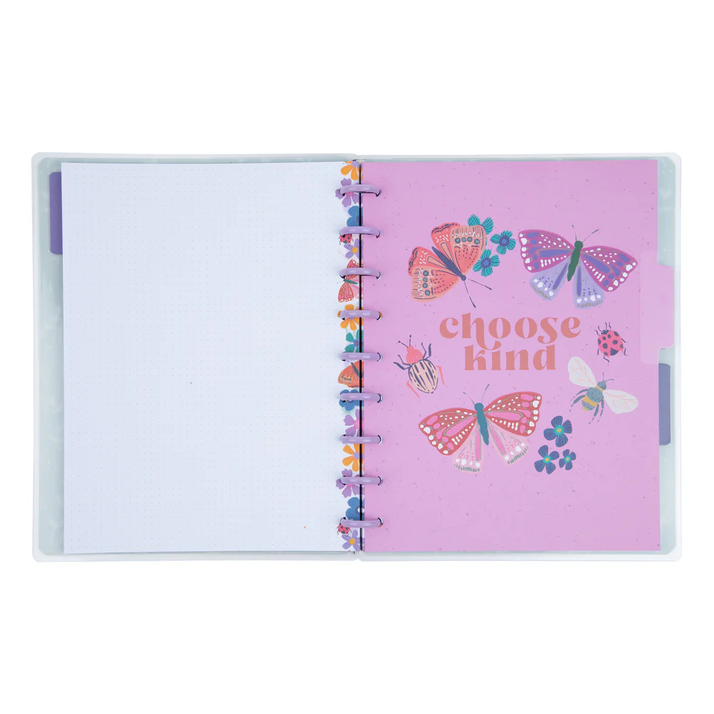 Midnight Botanical - Checklist + Dot Grid Classic Notebook - 60 Sheets - Image 2