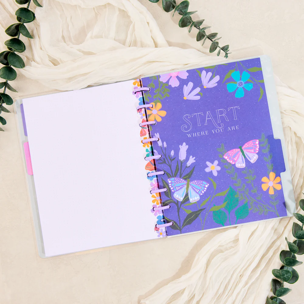 Midnight Botanical - Checklist + Dot Grid Classic Notebook - 60 Sheets - Image 3