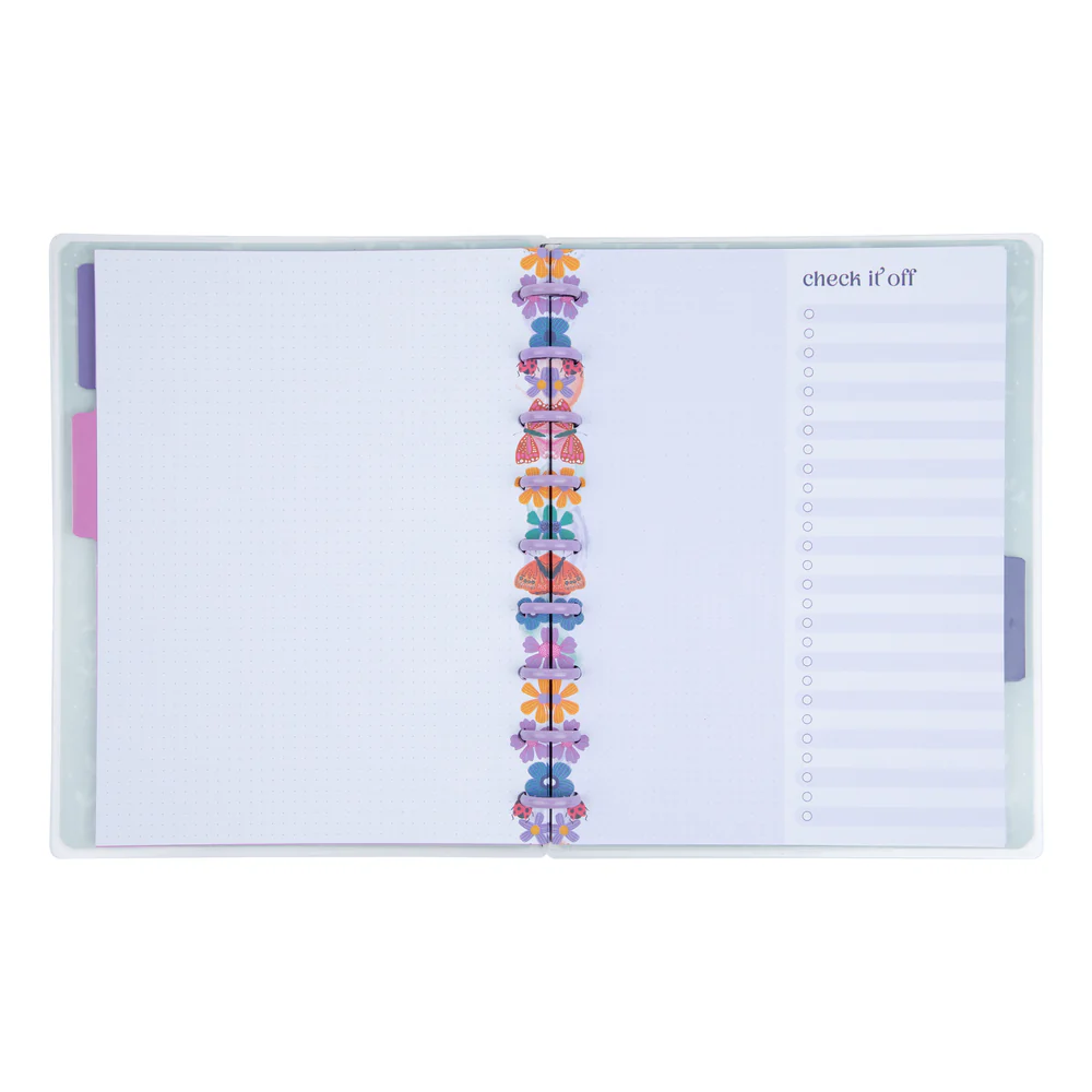Midnight Botanical - Checklist + Dot Grid Classic Notebook - 60 Sheets - Image 5