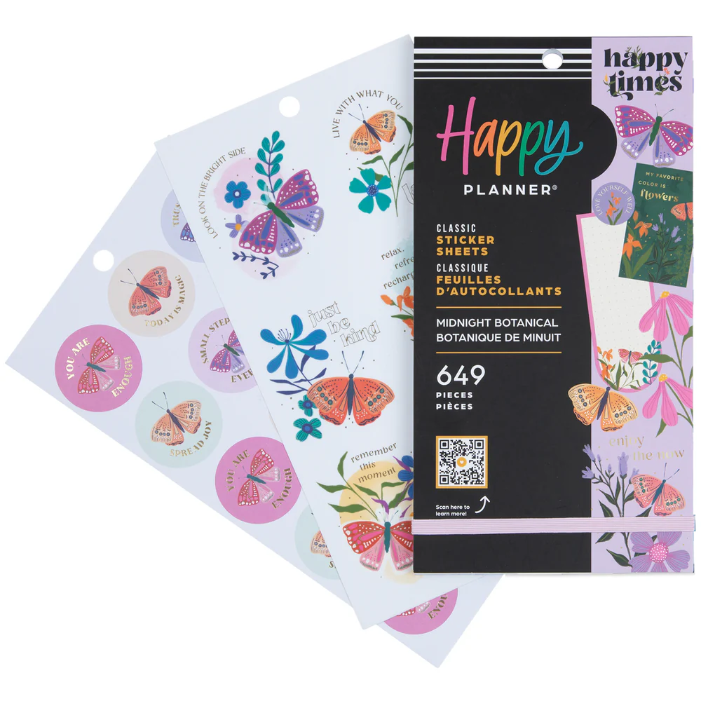 Midnight Botanical - Value Pack Stickers