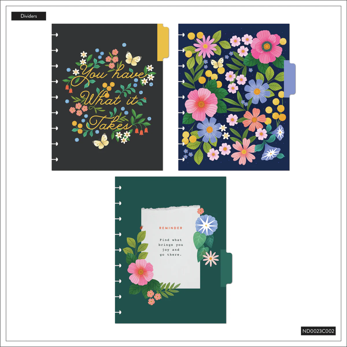 Midnight Meadow - Dotted Lined Classic Notebook - 60 Sheets - Image 12