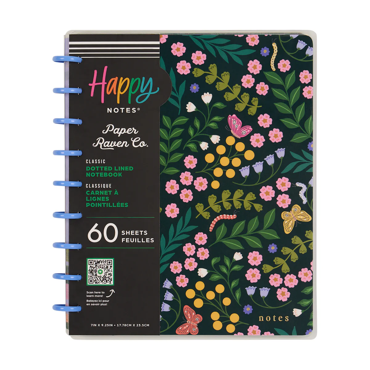 Midnight Meadow - Dotted Lined Classic Notebook - 60 Sheets - Image 14
