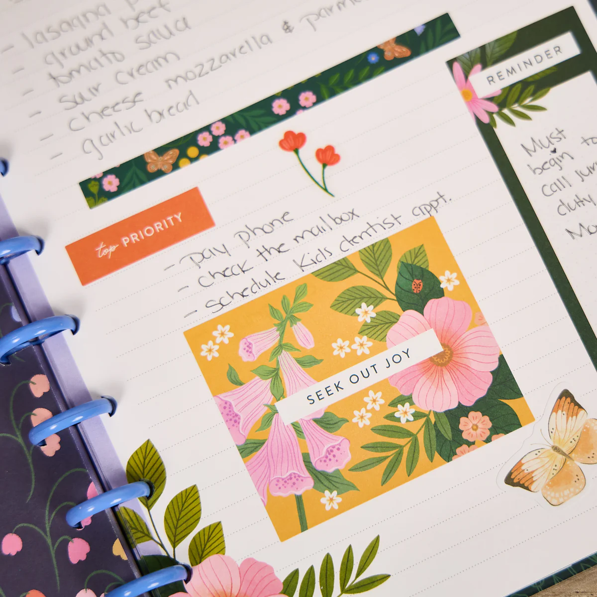Midnight Meadow - Dotted Lined Classic Notebook - 60 Sheets - Image 5