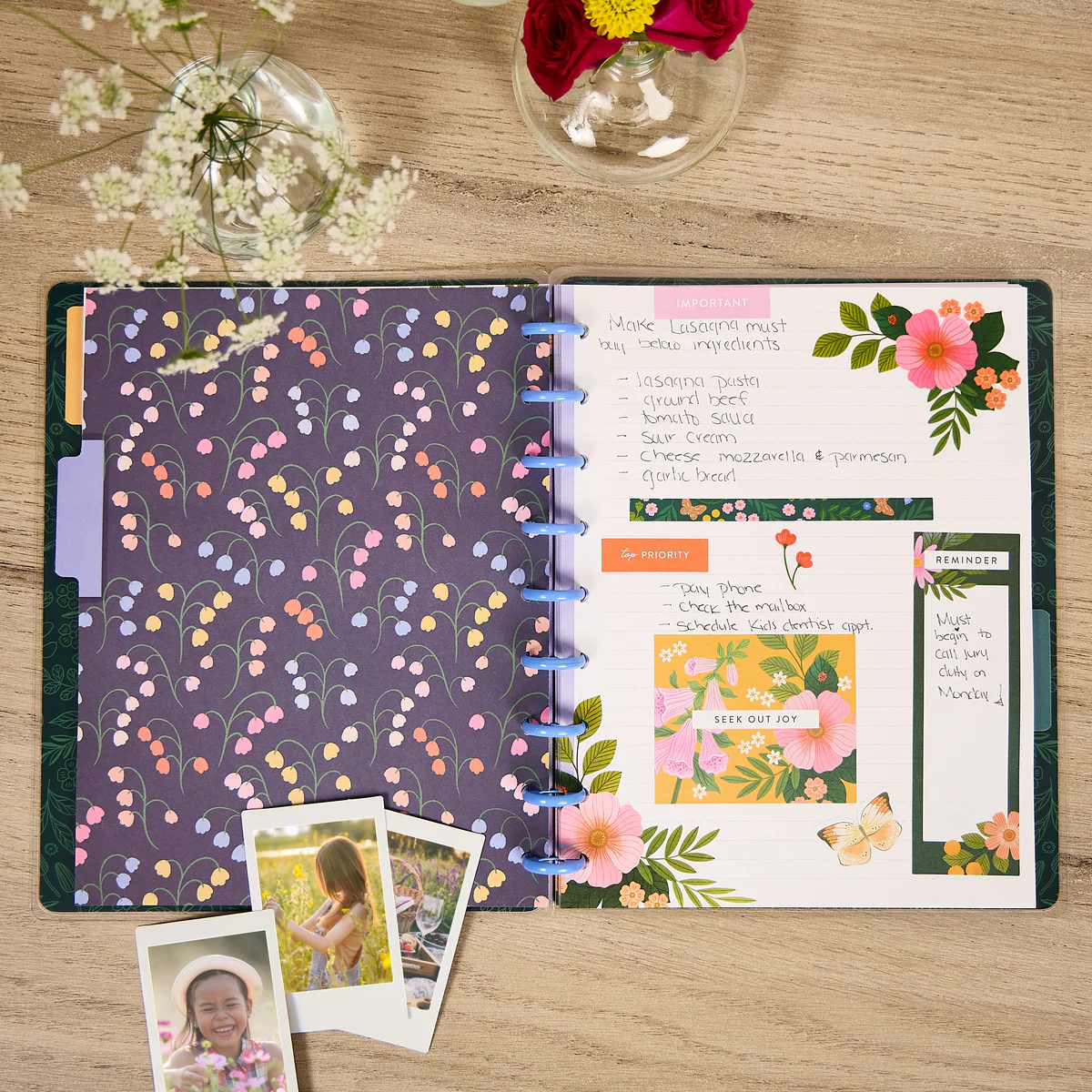 Midnight Meadow - Dotted Lined Classic Notebook - 60 Sheets - Image 7