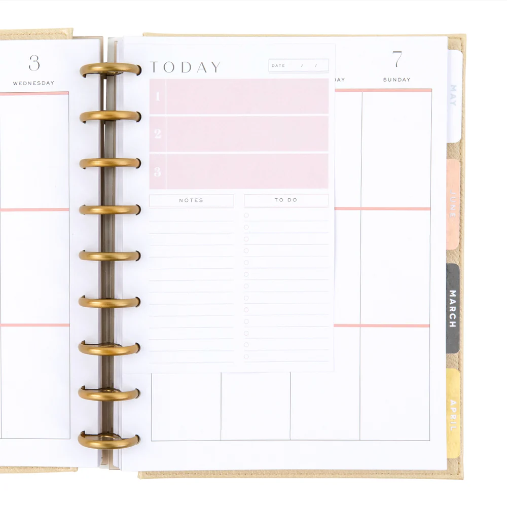 Minimalist Mini Filler Paper - Daily Schedule & To Dos - Image 2