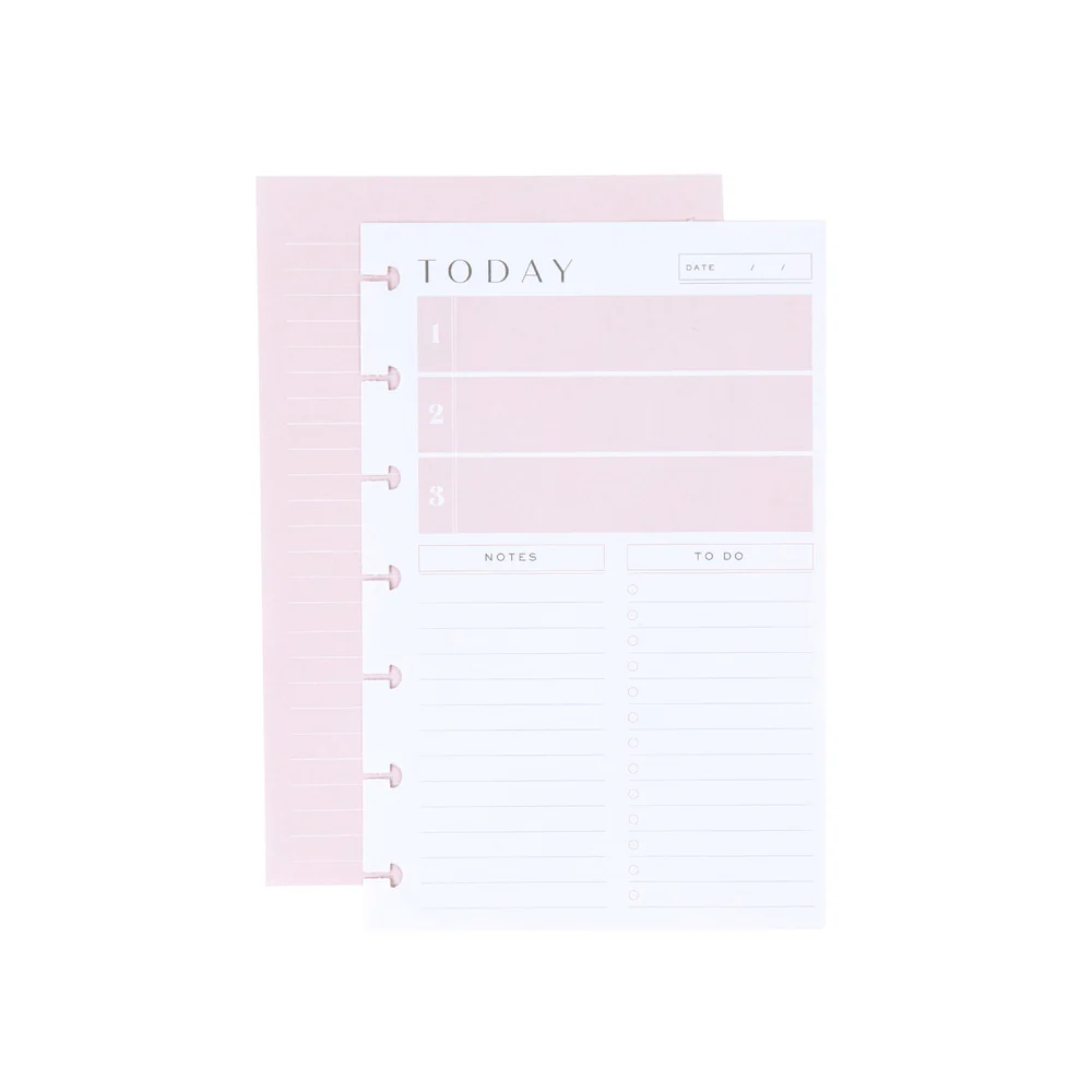 Minimalist Mini Filler Paper - Daily Schedule & To Dos - Image 3