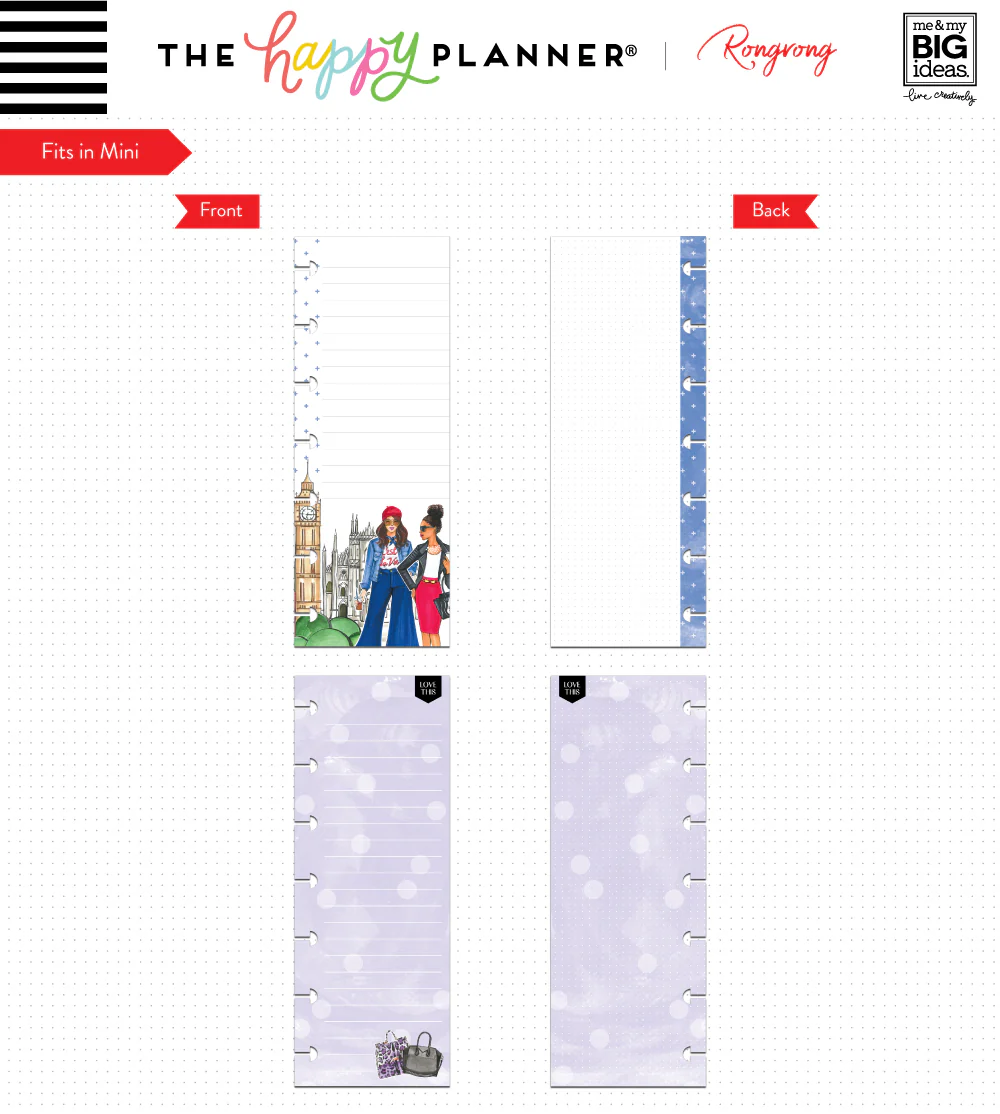 Mini Half Sheet Note Paper - Rongrong - Image 2