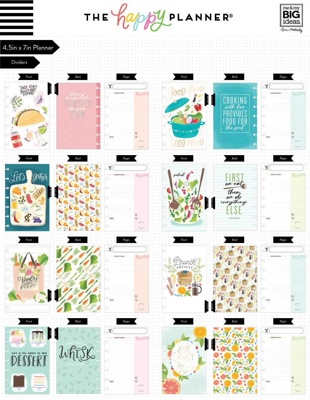 Mini Happy Planner® - Foodie (Recipe Organizer) - Image 3
