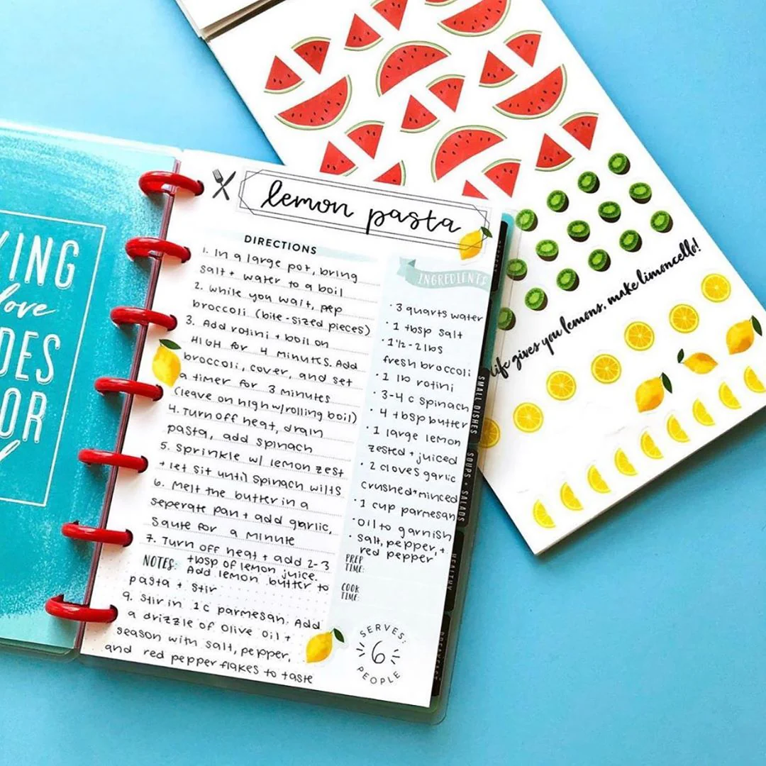 Mini Happy Planner® - Foodie (Recipe Organizer) - Image 4