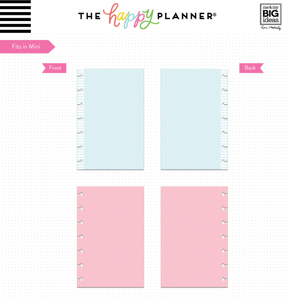 Mini Note Paper - Colored Dot Grid - Image 2
