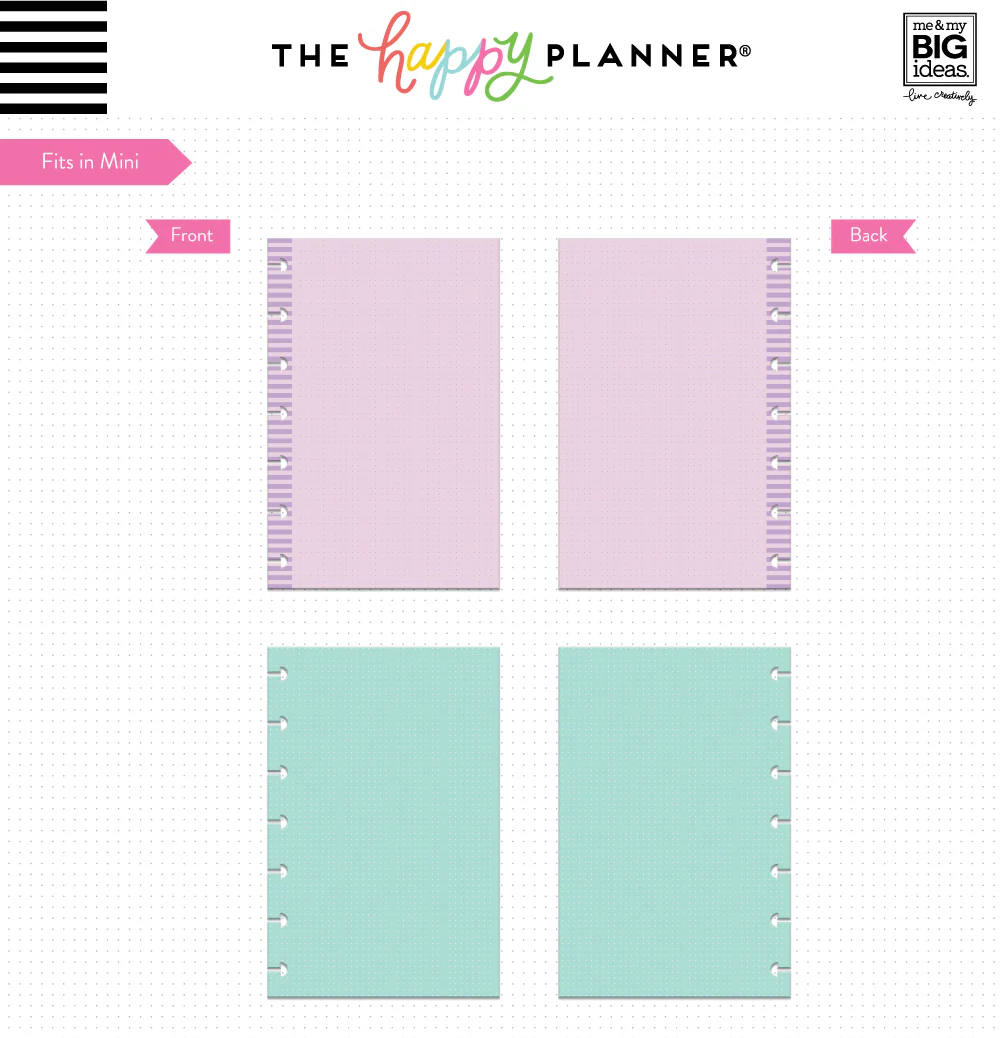 Mini Note Paper - Colored Dot Grid - Image 3
