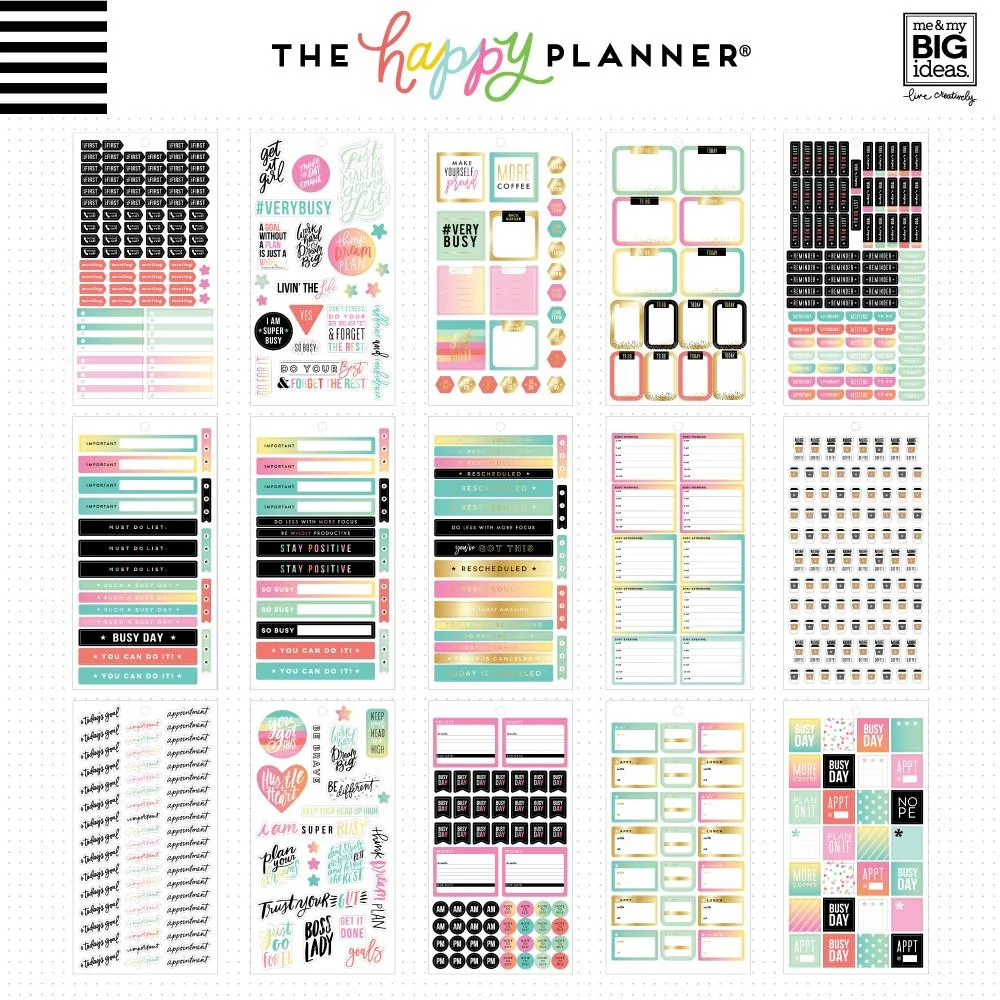 Value Pack Stickers - Productivity - Mini - Image 2