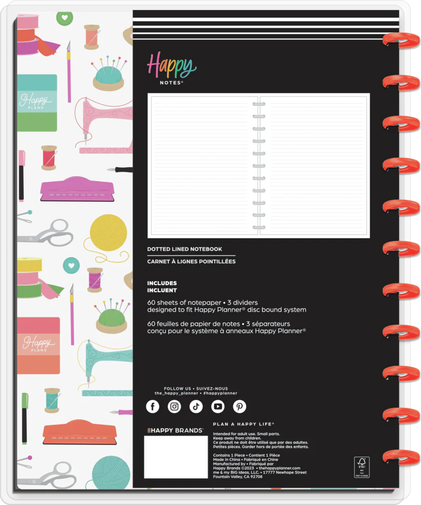 Miss Maker - Dotted Lined Big Notebook - 60 Sheets - Image 10