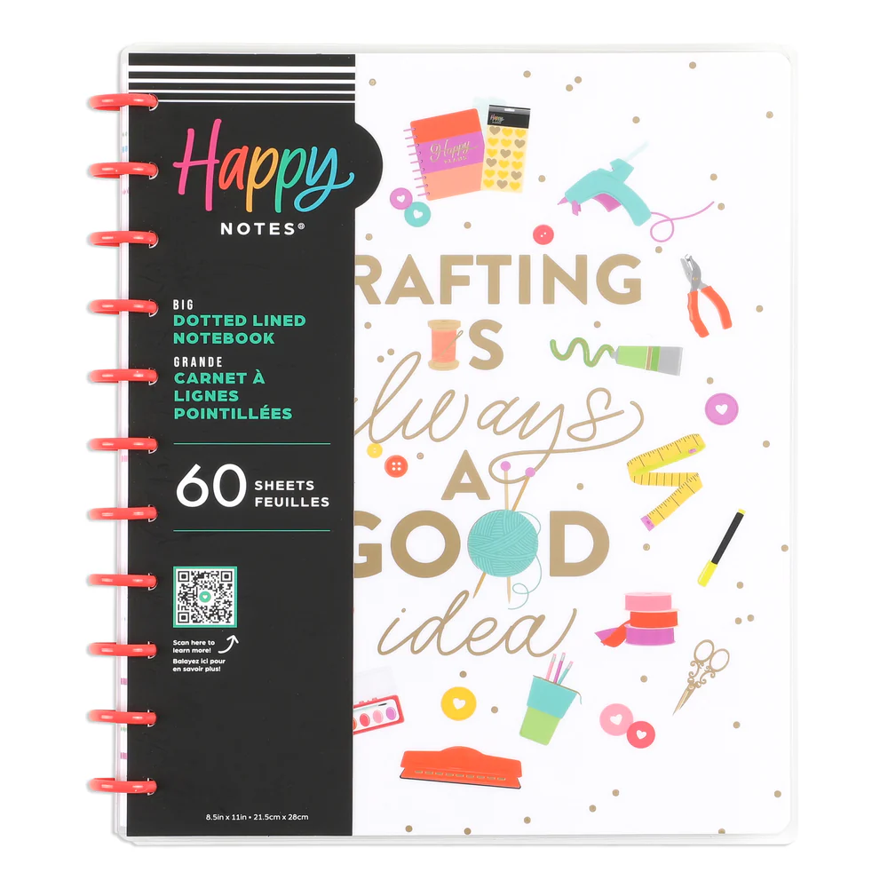Miss Maker - Dotted Lined Big Notebook - 60 Sheets - Image 9