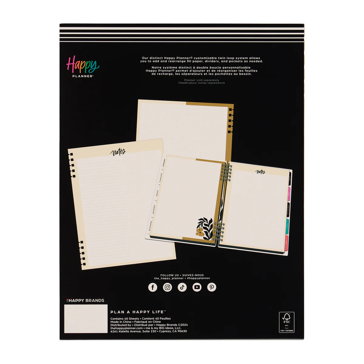 Mod Sketches - Dashboard + Dot Grid Big Customizable Spiral Filler Paper - 40 Sheets - Image 11