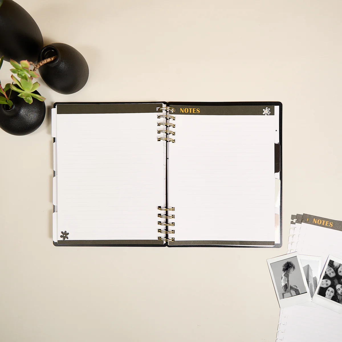 Mod Sketches - Dotted Lined Classic Customizable Spiral Filler Paper - 40 Sheets - Image 4