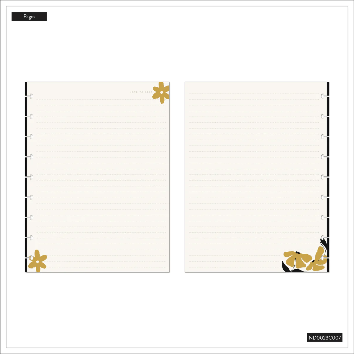 Mod Sketches - Dotted Lined Classic Notebook - 60 Sheets - Image 12