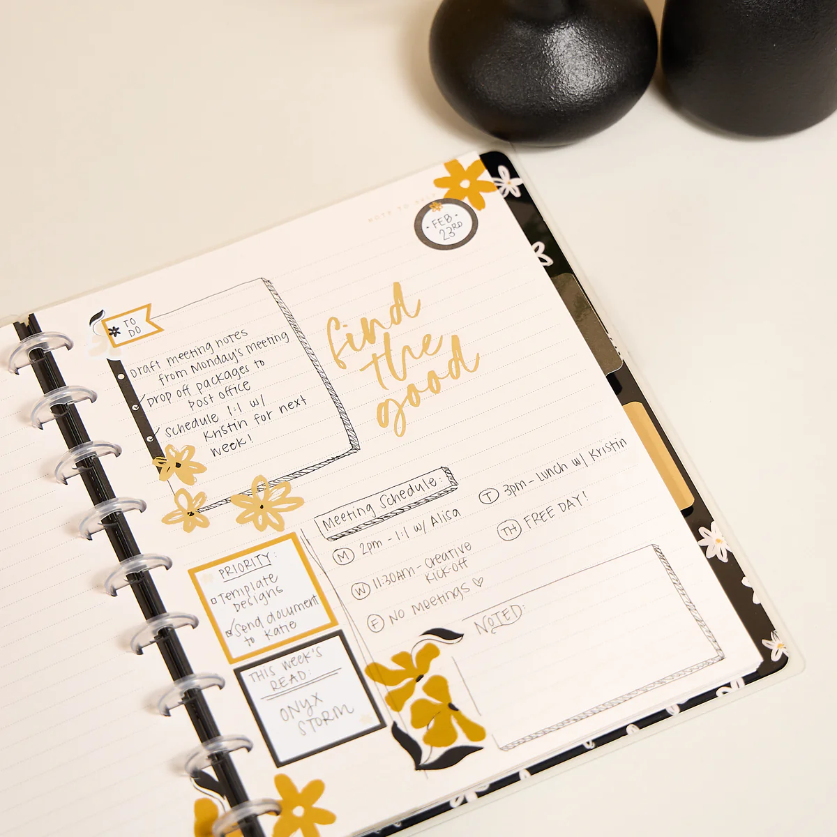 Mod Sketches - Dotted Lined Classic Notebook - 60 Sheets - Image 5