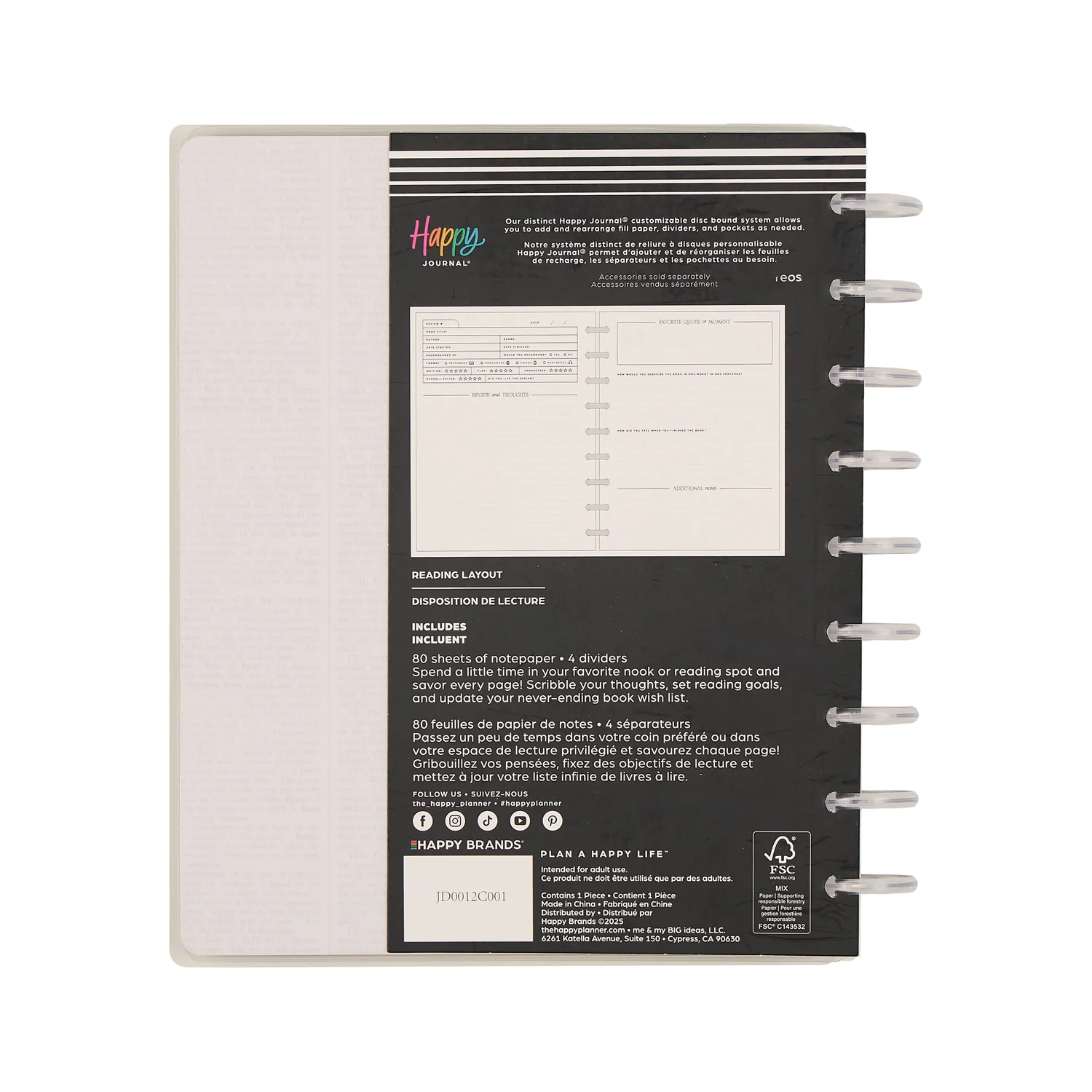 Modern Bookish - Classic Guided Reading Journal - 80 Sheets - Image 25