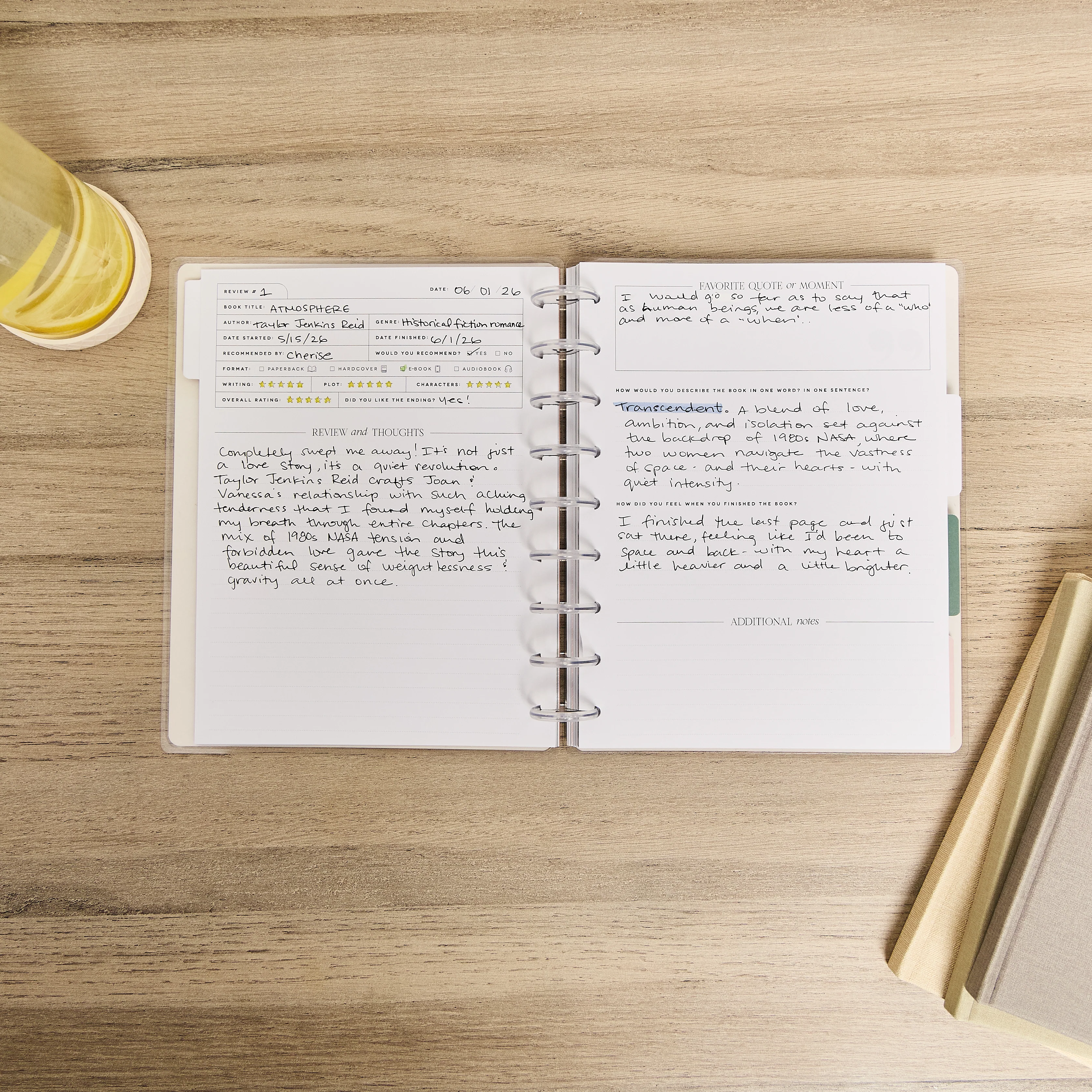 Modern Bookish - Classic Guided Reading Journal - 80 Sheets - Image 6