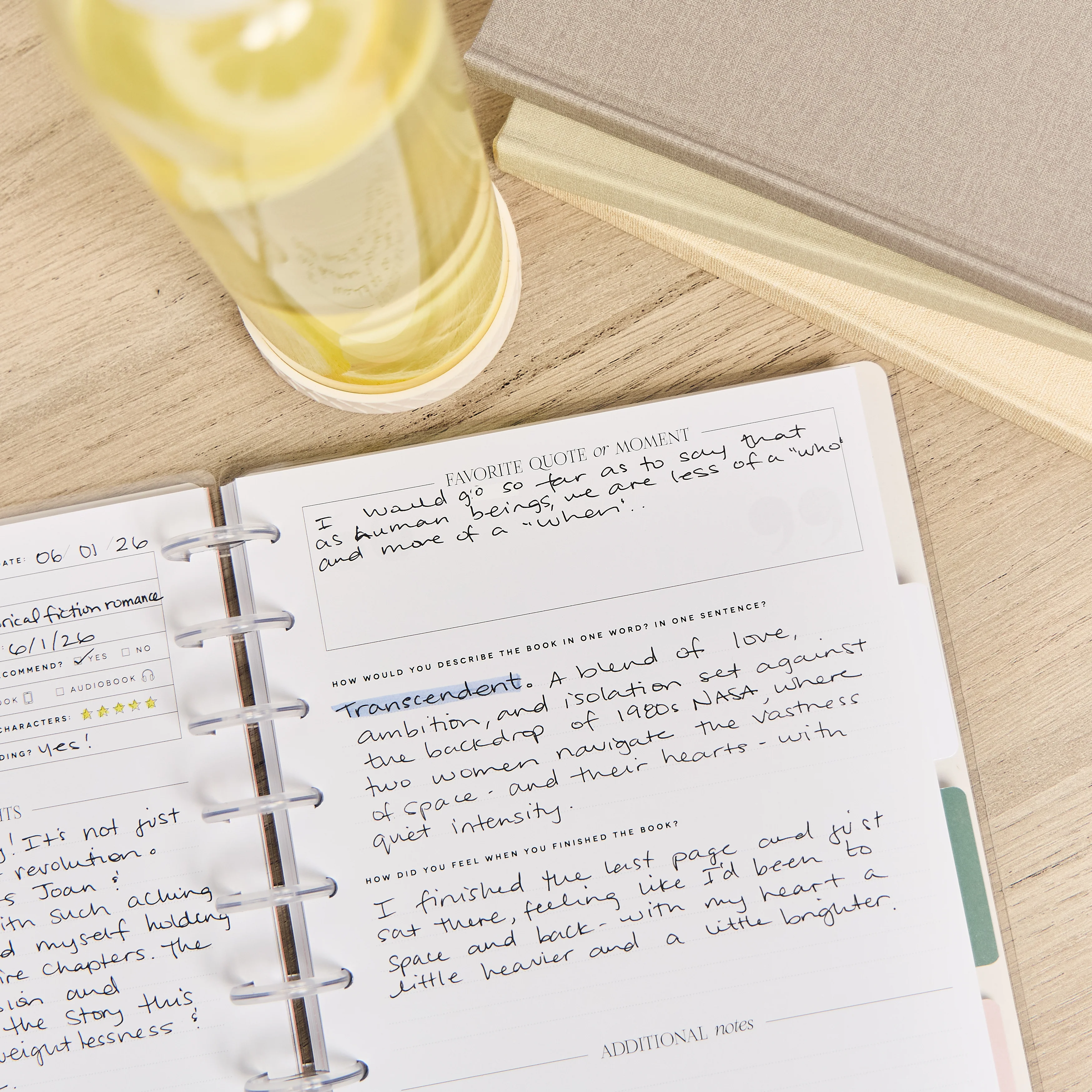 Modern Bookish - Classic Guided Reading Journal - 80 Sheets - Image 8