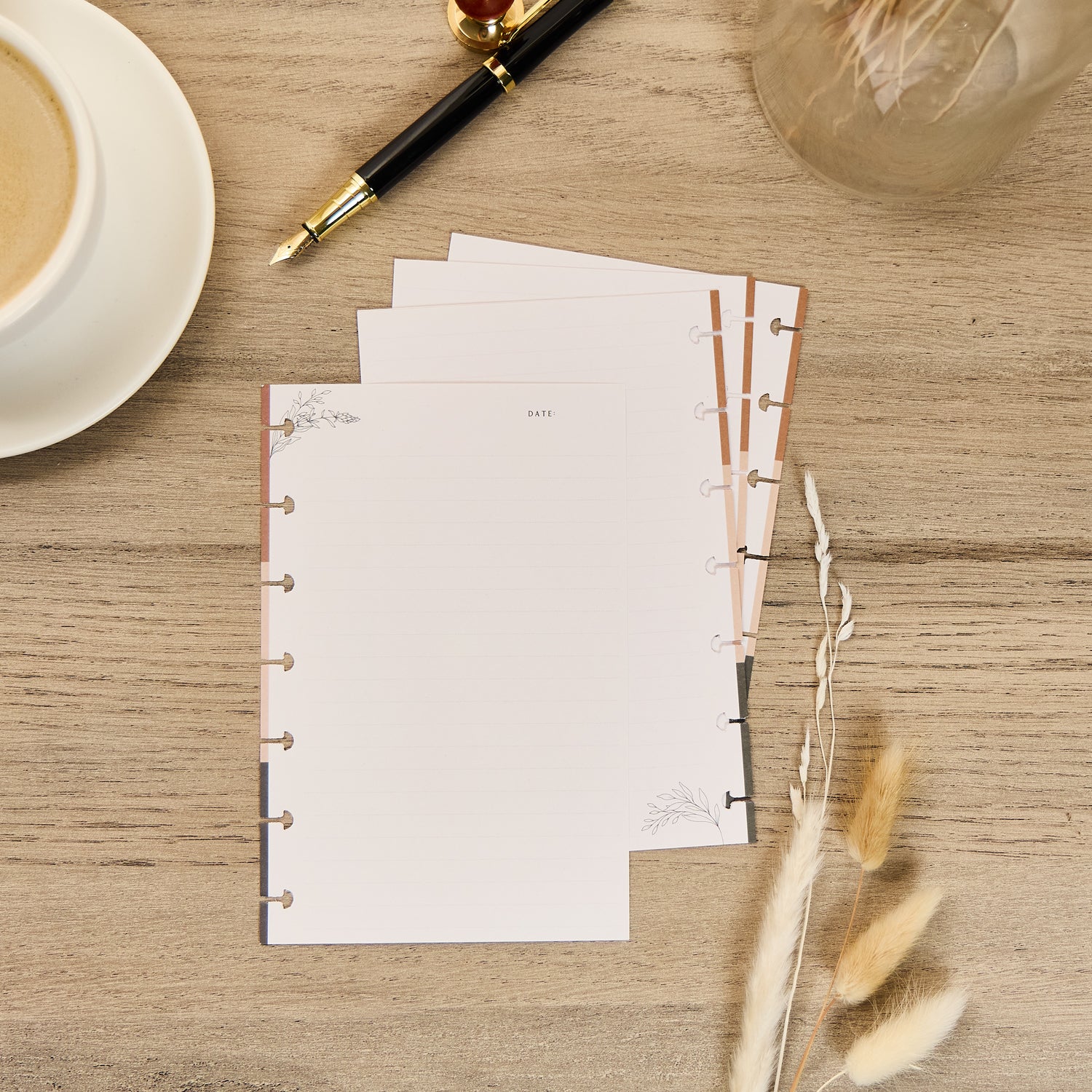 Modern Charm - Dotted Lined Mini Filler Paper - 40 Sheets - Image 4