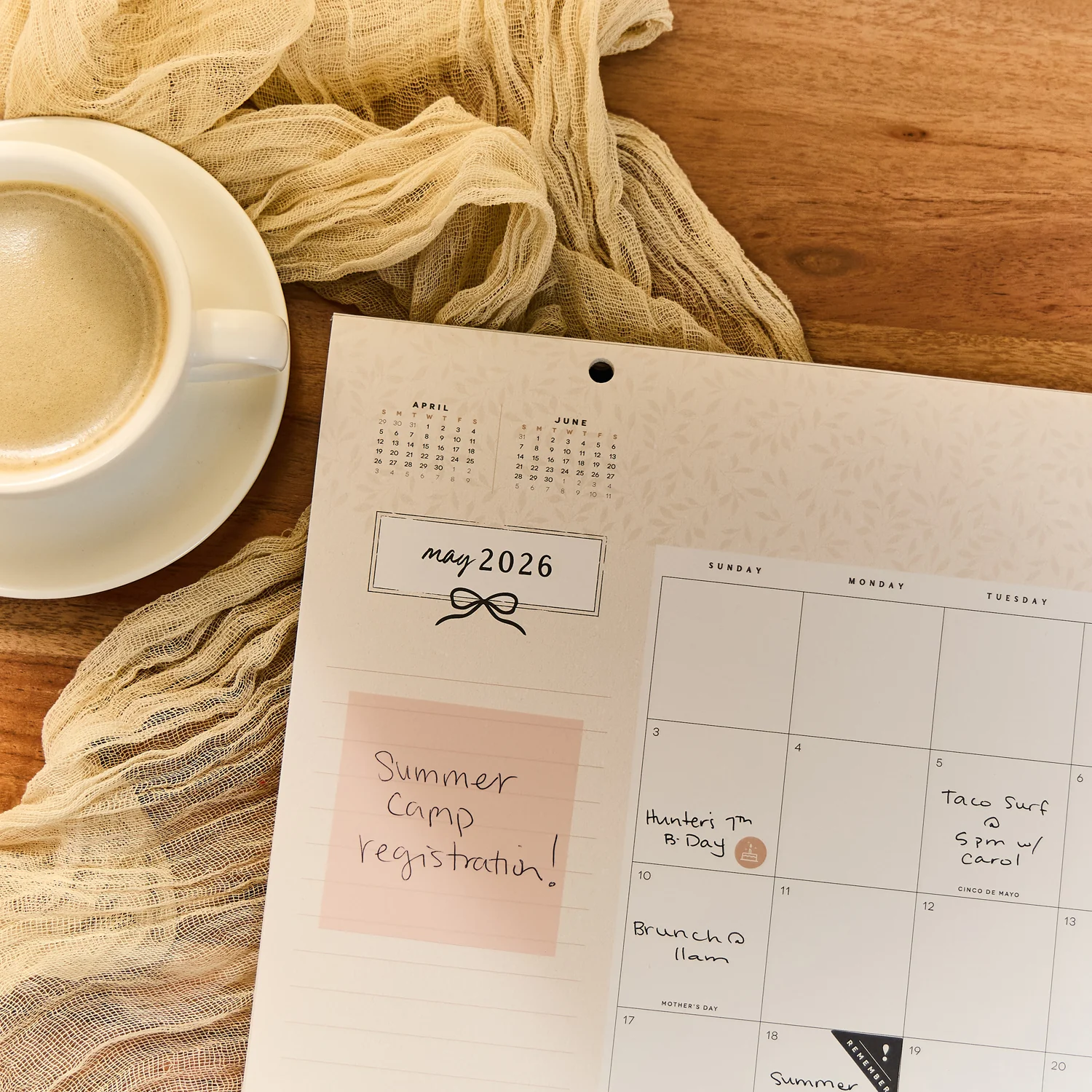 Modern Charm - Small Desk Calendar - 12 Months - Image 4