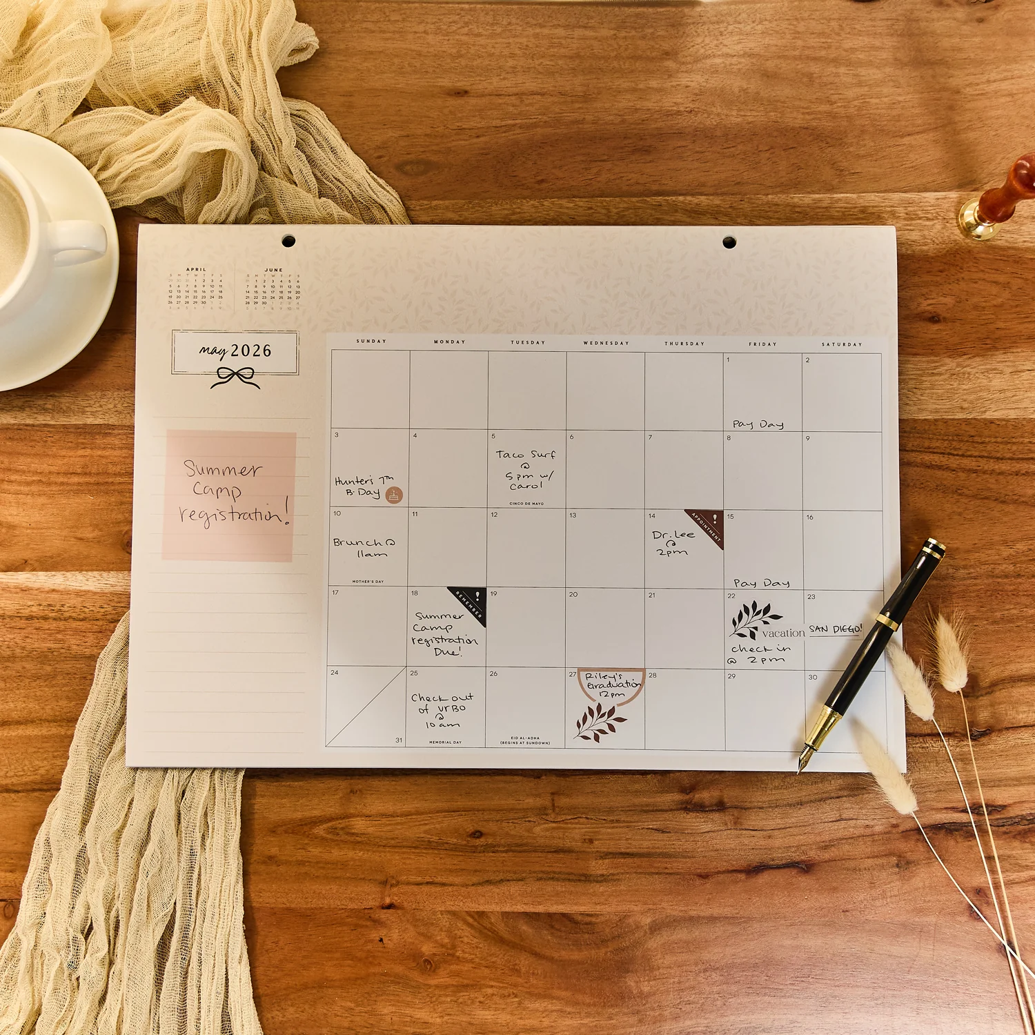 Modern Charm - Small Desk Calendar - 12 Months - Image 6