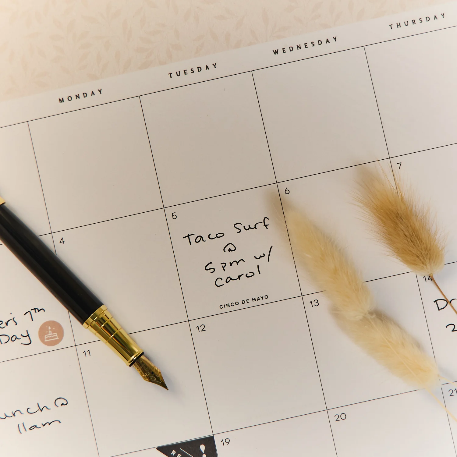 Modern Charm - Small Desk Calendar - 12 Months - Image 7