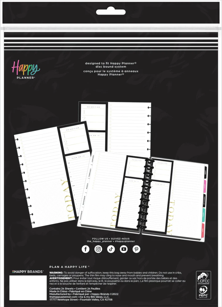 Modern Months - Specialty Daily Big Filler Paper - 24 Sheets - Image 6