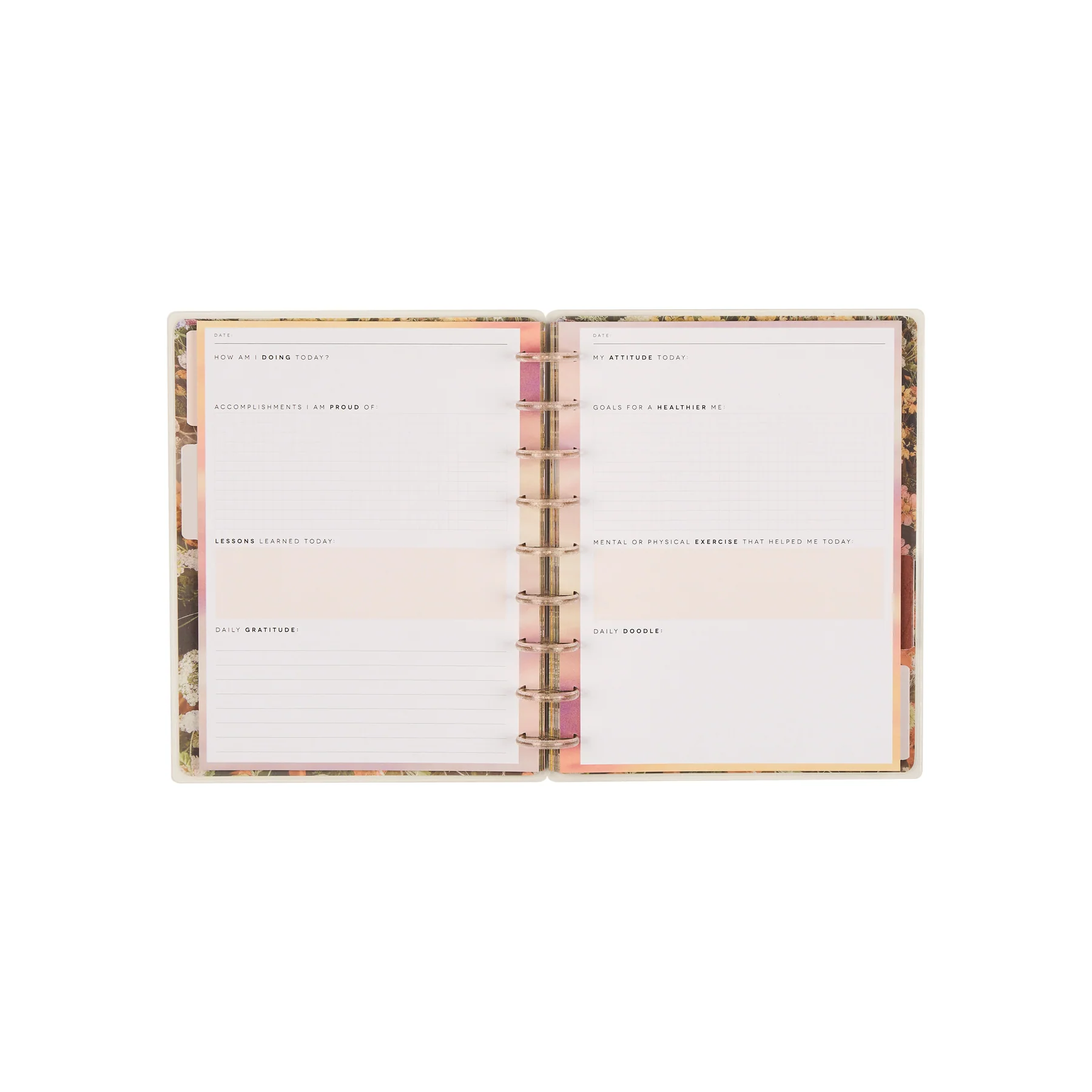 Modern Nature - Classic Guided Wellness Journal - 80 Sheets - Image 13
