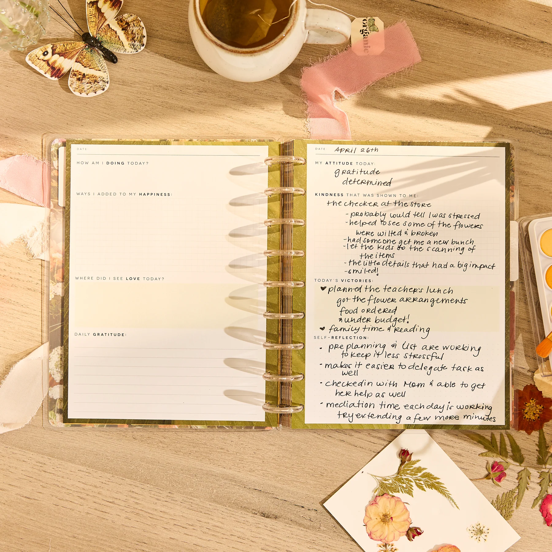 Modern Nature - Classic Guided Wellness Journal - 80 Sheets - Image 5