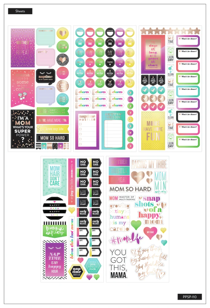 Mom Boss - 5 Sticker Sheets - Image 2