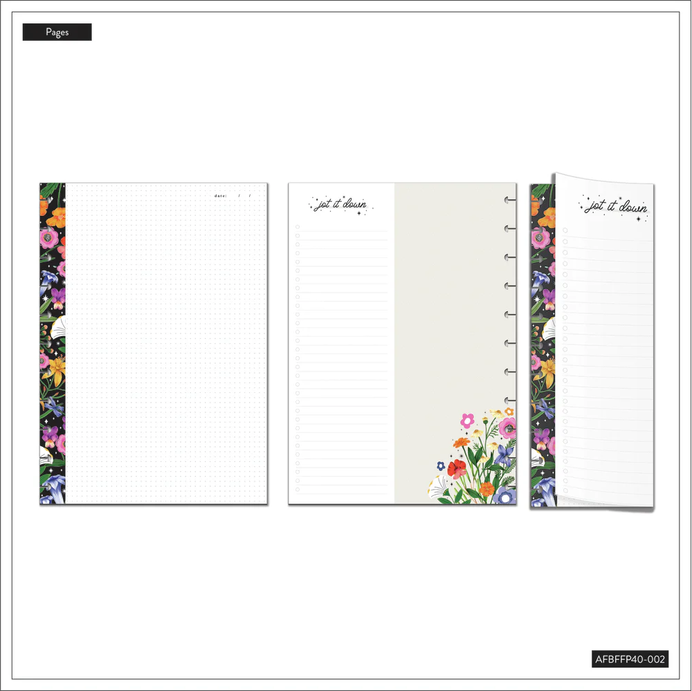 Moody Blooms - Big Folded Filler Paper - 40 Sheets - Image 5