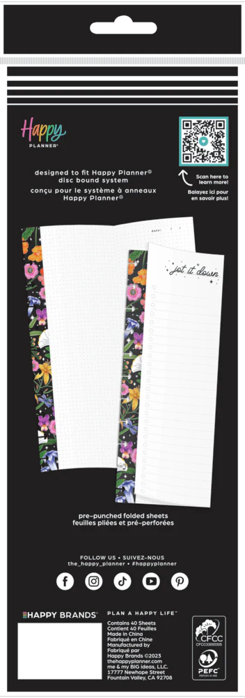 Moody Blooms - Big Folded Filler Paper - 40 Sheets - Image 7
