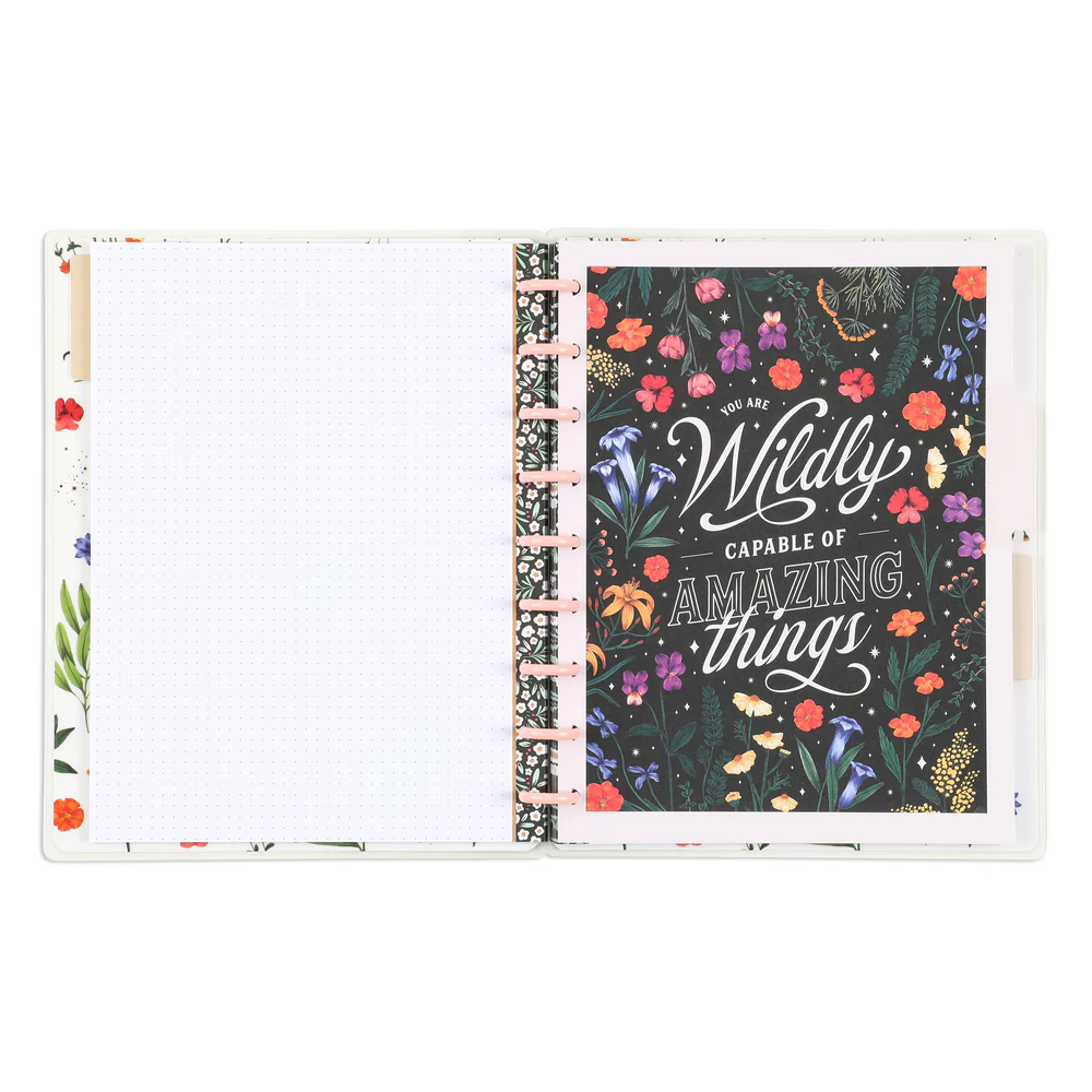 Moody Blooms - Dotted Lined Classic Notebook - 60 Sheets - Image 2
