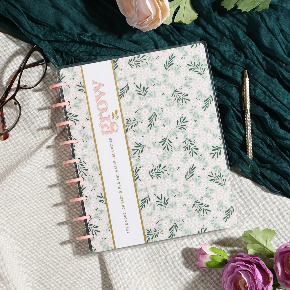 Moody Blooms - Dotted Lined Classic Notebook - 60 Sheets - Image 3