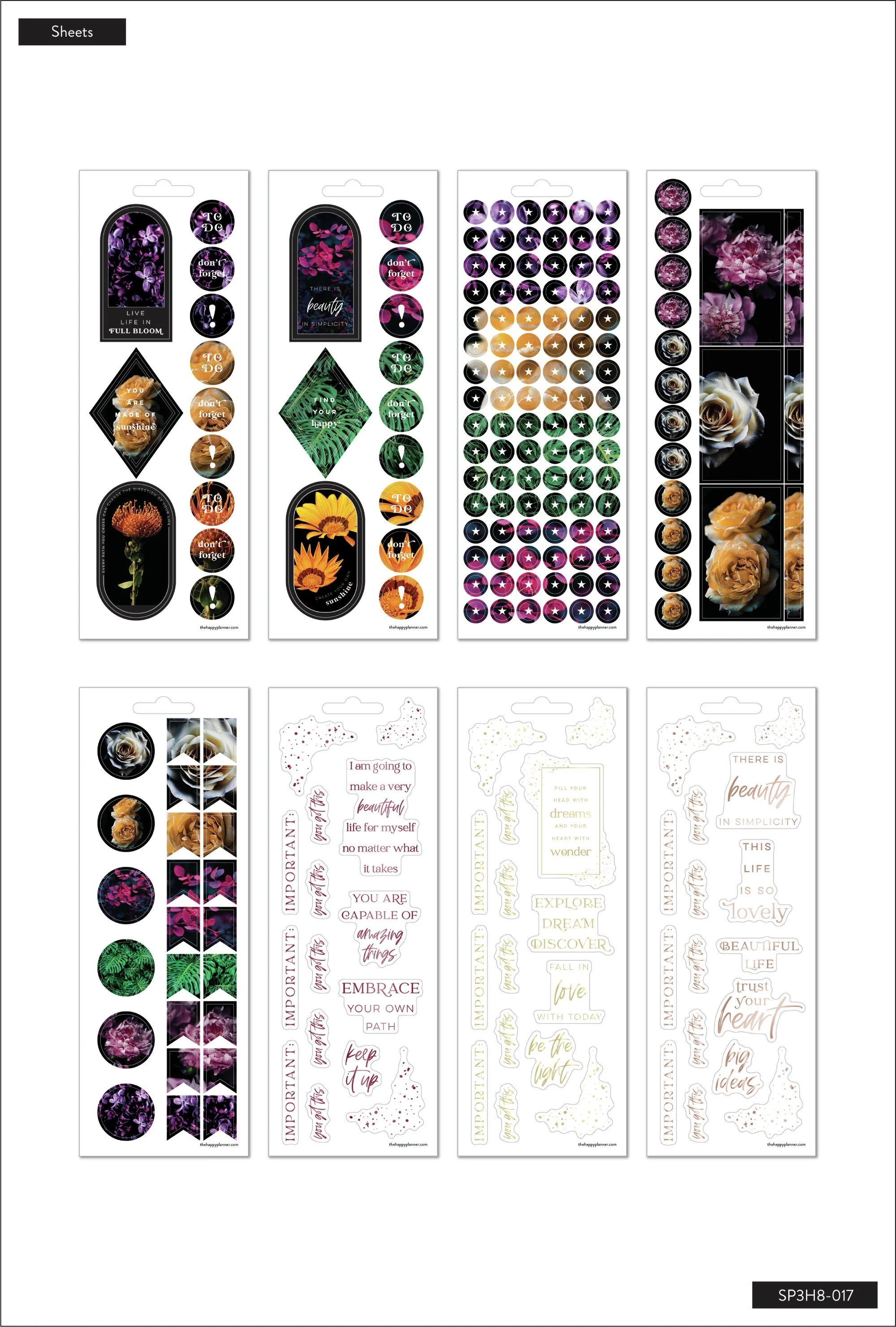 Moody Botanicals - 8 Sticker Sheets - Image 4