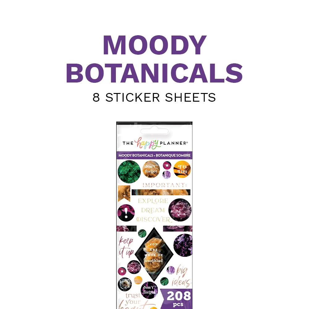 Moody Botanicals - 8 Sticker Sheets - Image 5