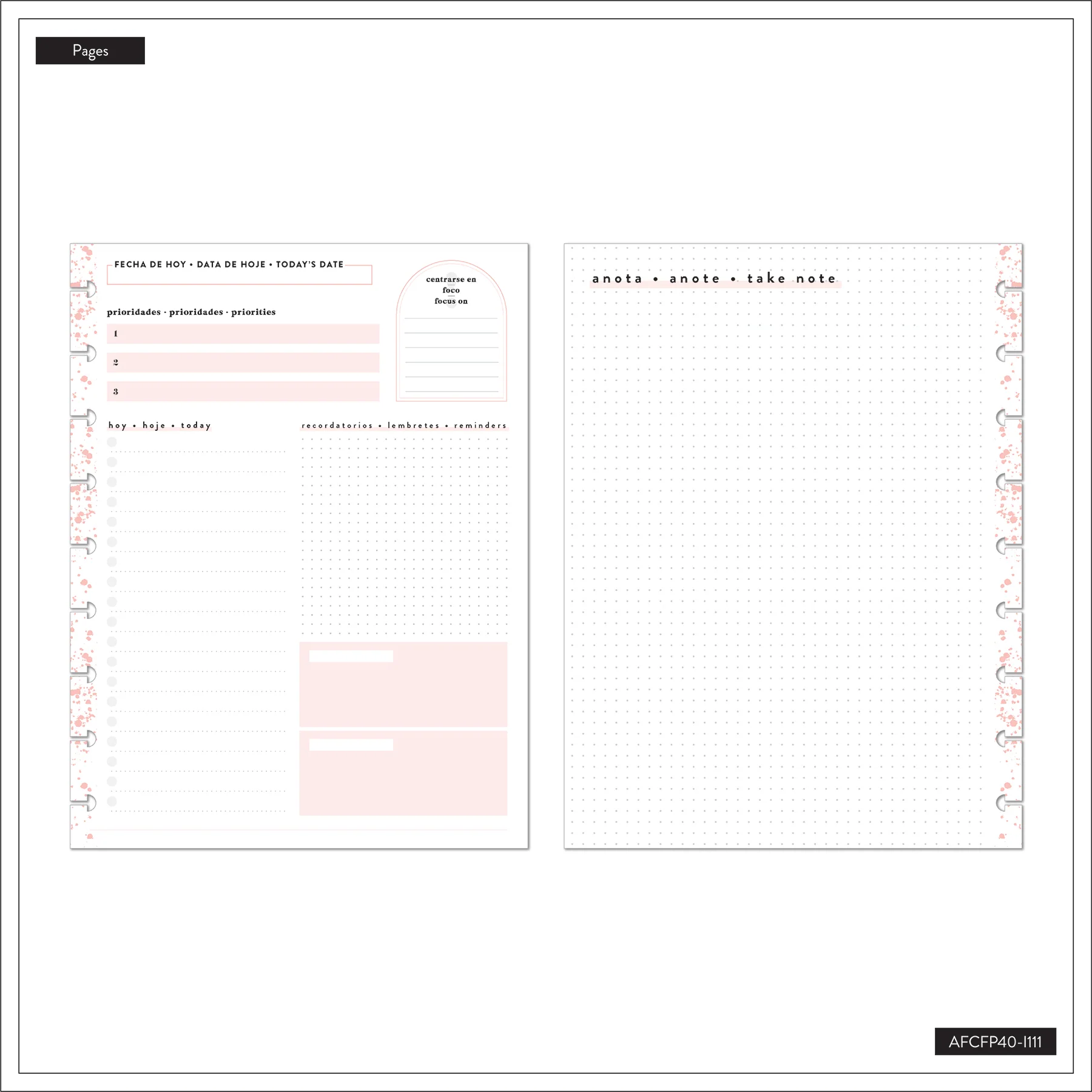 Multi Language - Dashboard Classic Filler Paper - 40 Sheets - Image 3