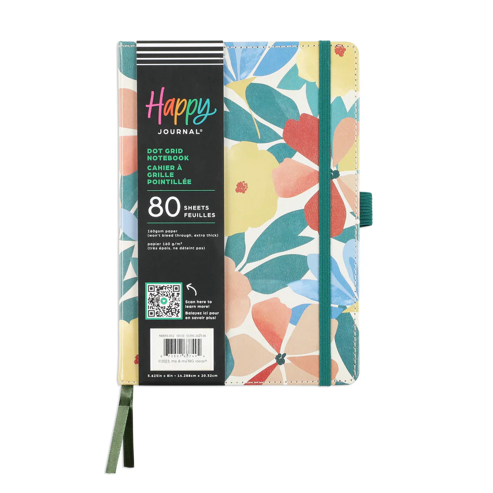 Muted Meadow - Bullet Dot Grid Happy Journal® - 80 Sheets - 160gsm Paper - Image 10