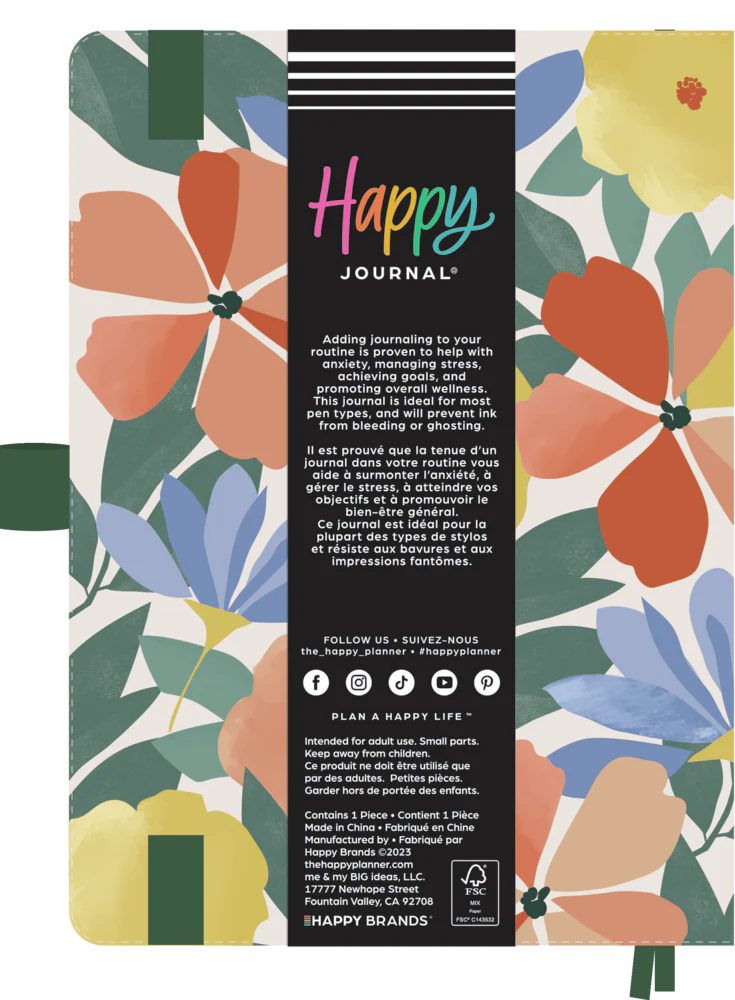 Muted Meadow - Bullet Dot Grid Happy Journal® - 80 Sheets - 160gsm Paper - Image 11