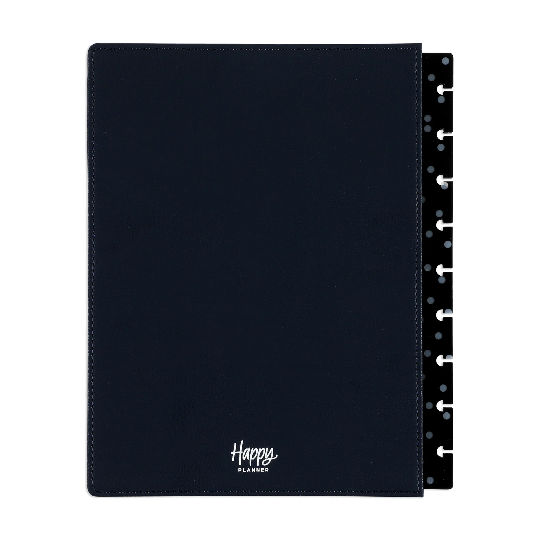 Navy Blue Dots - DELUXE Snap In Classic Planner Cover - Image 5