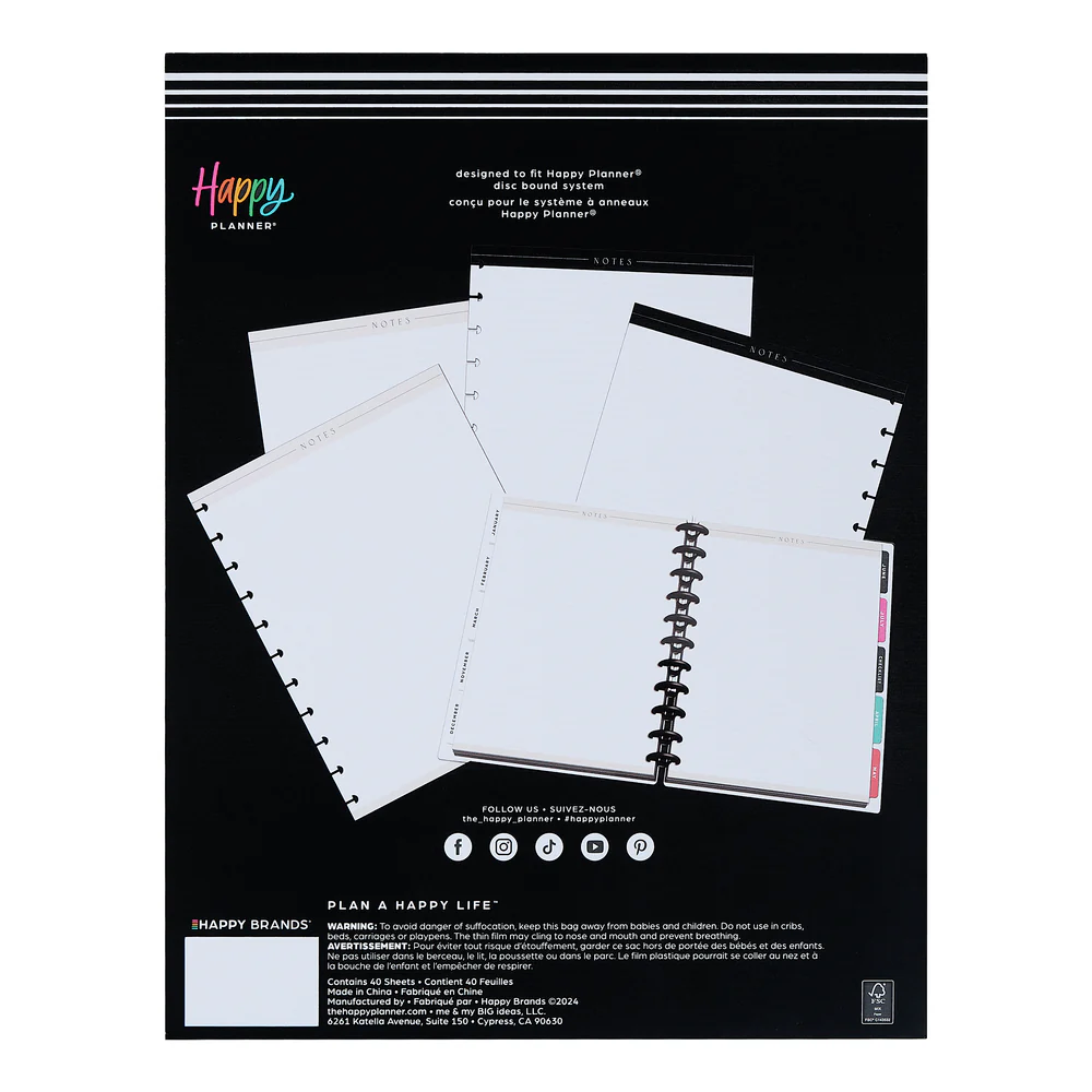 Neutral Chic - Dotted Lined Big Filler Paper - 40 Sheets - Image 6