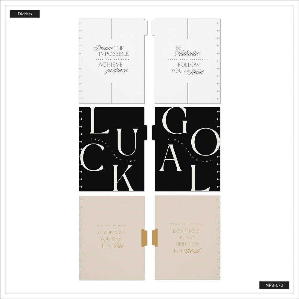 Neutral Chic - Dotted Lined Big Notebook - 60 Sheets - Image 6