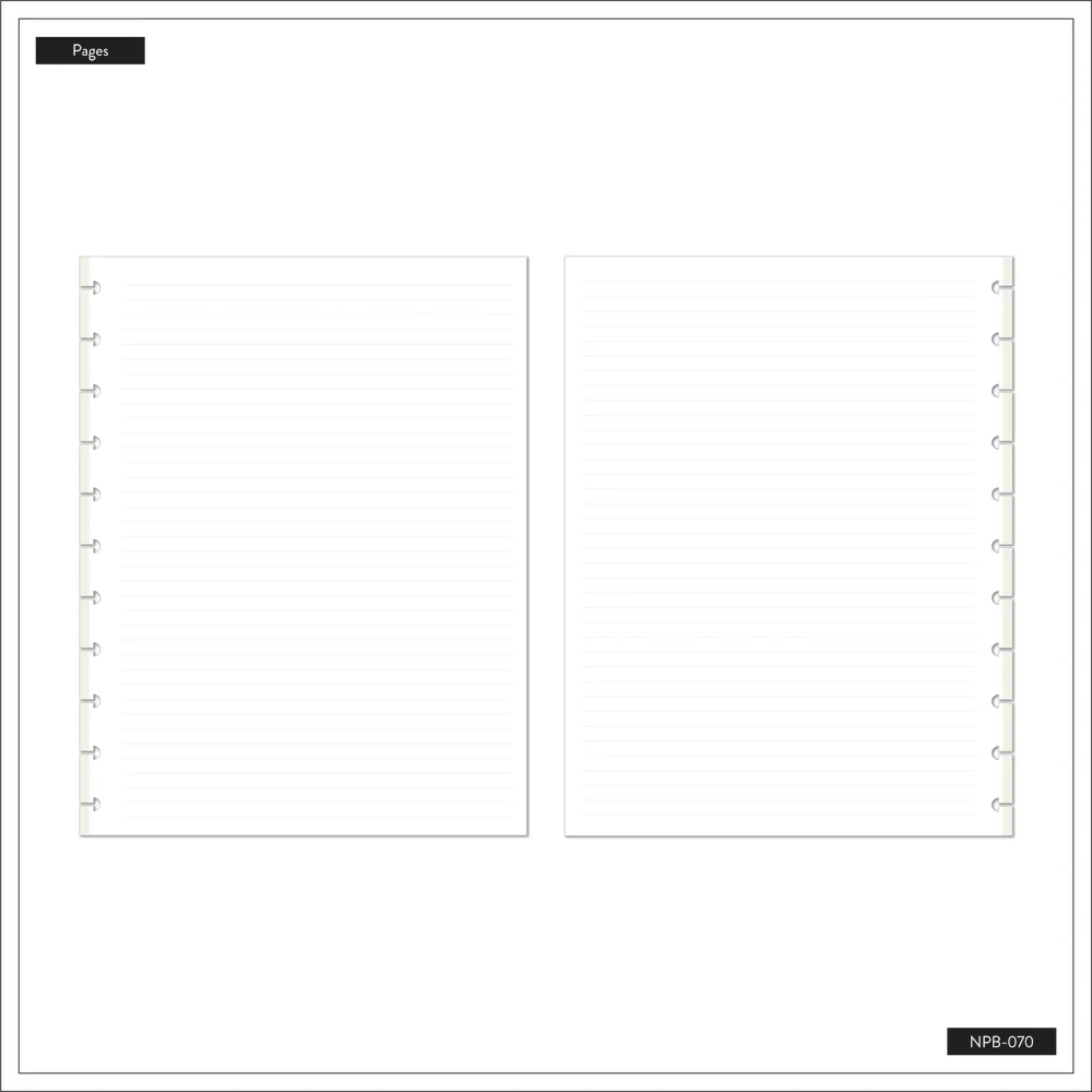 Neutral Chic - Dotted Lined Big Notebook - 60 Sheets - Image 7