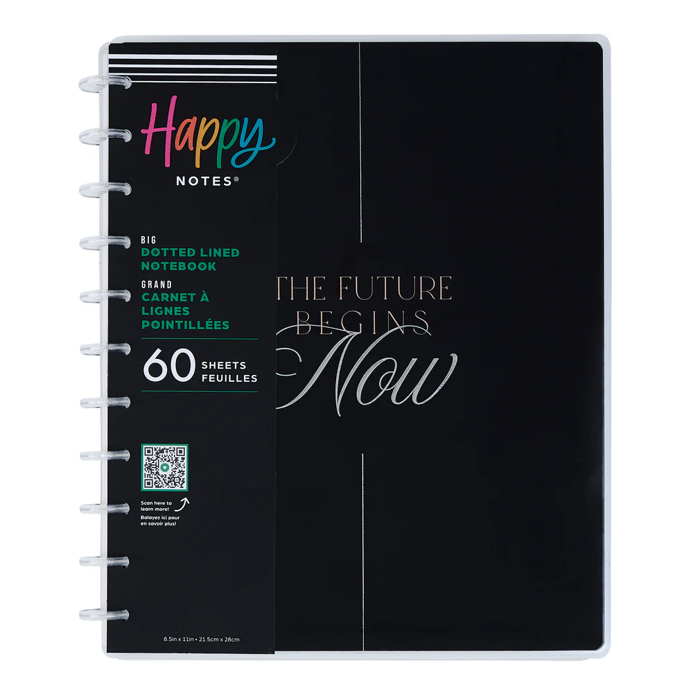 Neutral Chic - Dotted Lined Big Notebook - 60 Sheets - Image 8