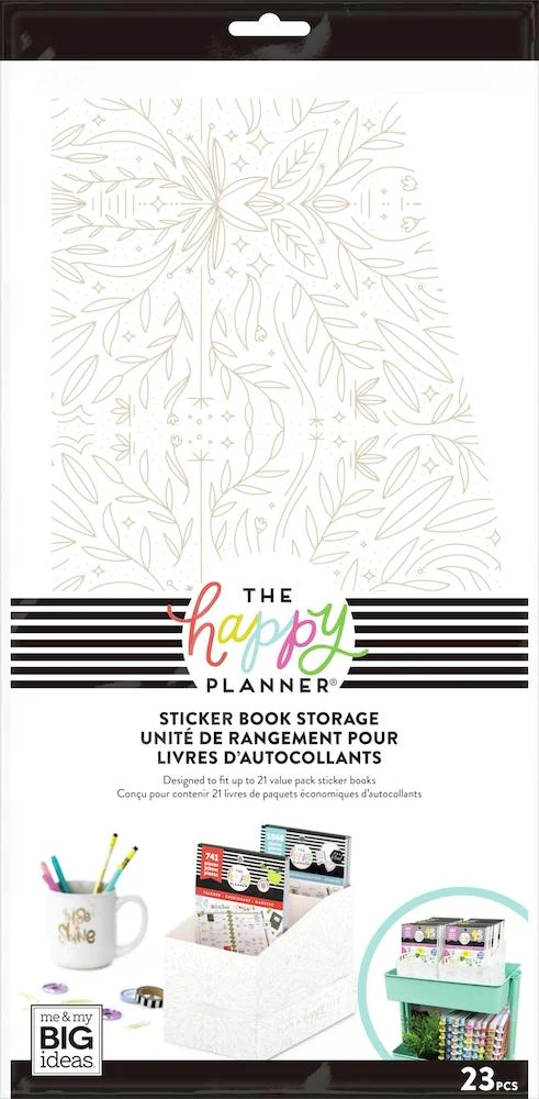 Neutral Florals Sticker Book Storage - Image 5