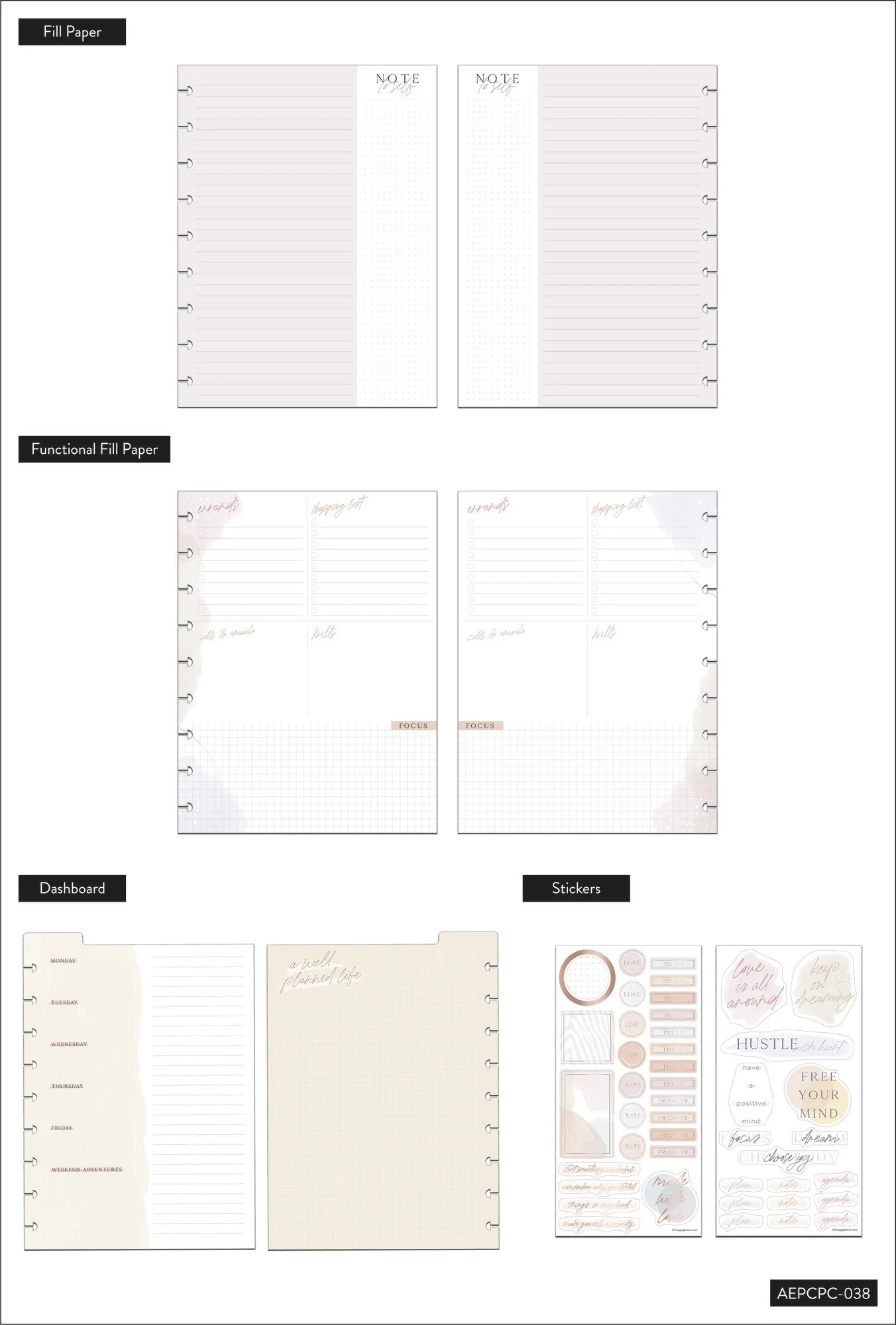Neutral Leopard Classic Planner Companion - Image 6